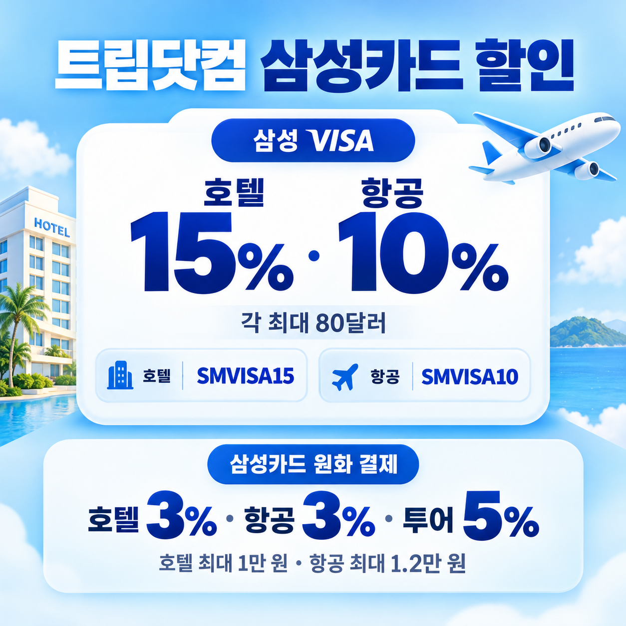 트립닷컴 삼성카드 할인